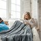 59 Plus 51in Electric Heated Throw Flannel Heated Blanket with 10 Heat Settings Auto off Washable